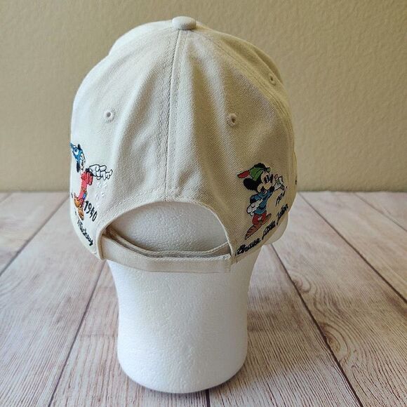 Vintage Disney Parks Y2K history Mickey embroidered adult baseball cap main image 6